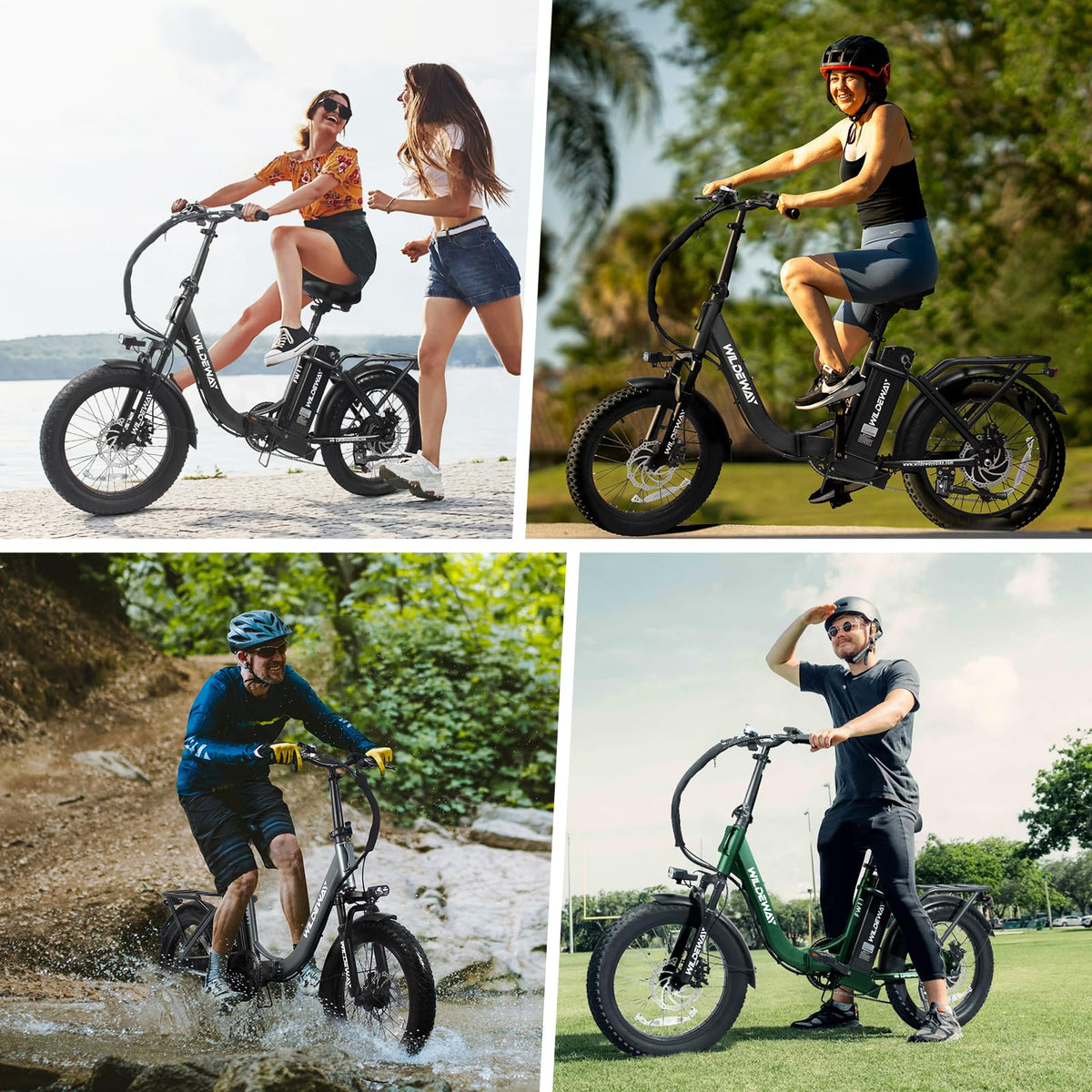 Wildeway FW11 Step-Thru Folding Fat Tire E-Bike Canada image 15