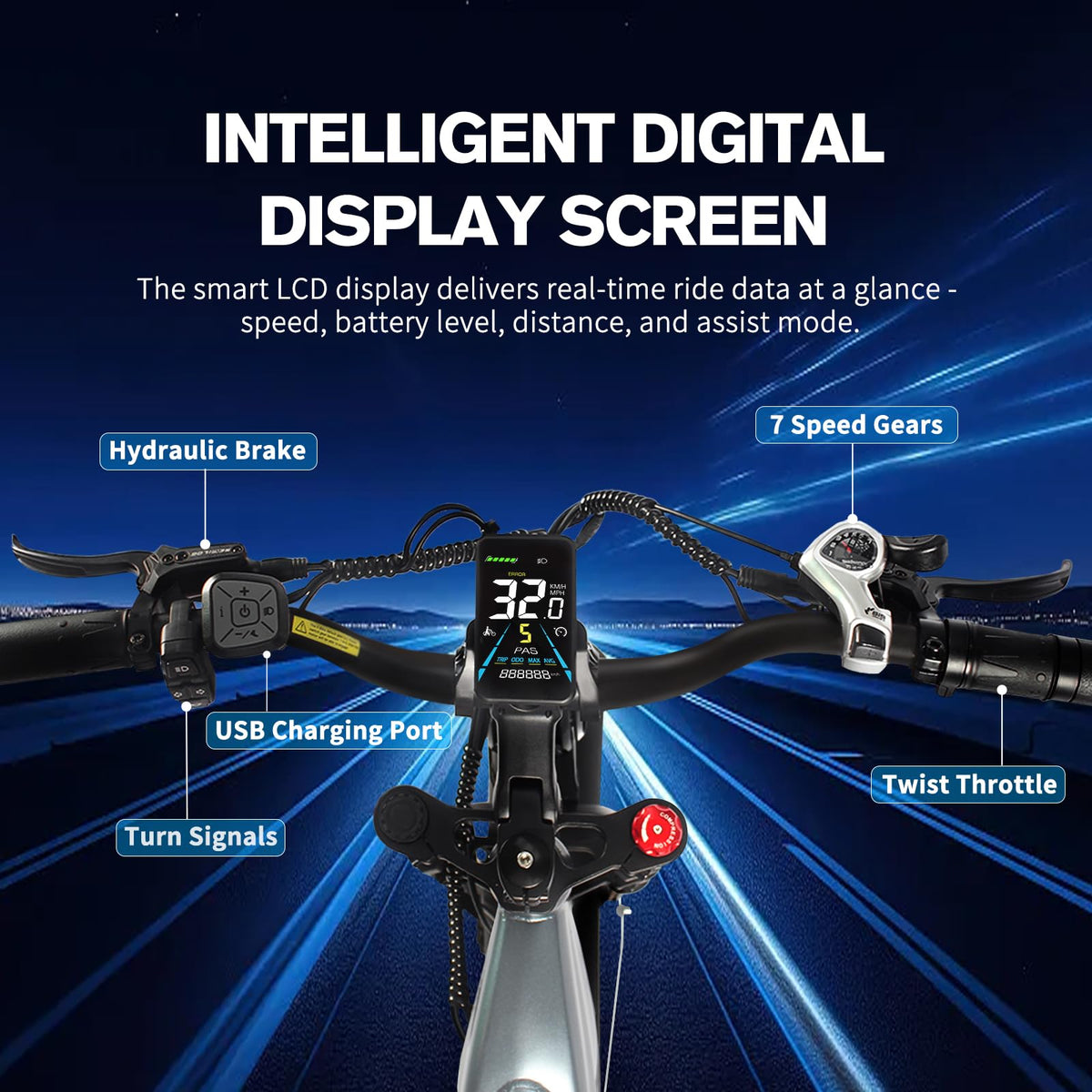 Wildeway Wander 2600W Dual-Motor Fat Tire E-Bike Canada image 25