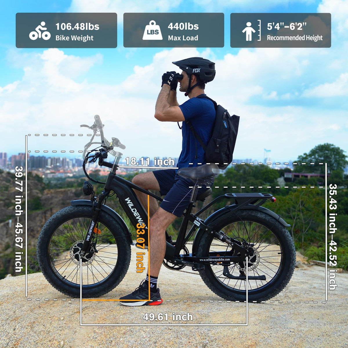 Wildeway Wander 2600W Dual-Motor Fat Tire E-Bike Canada image 42