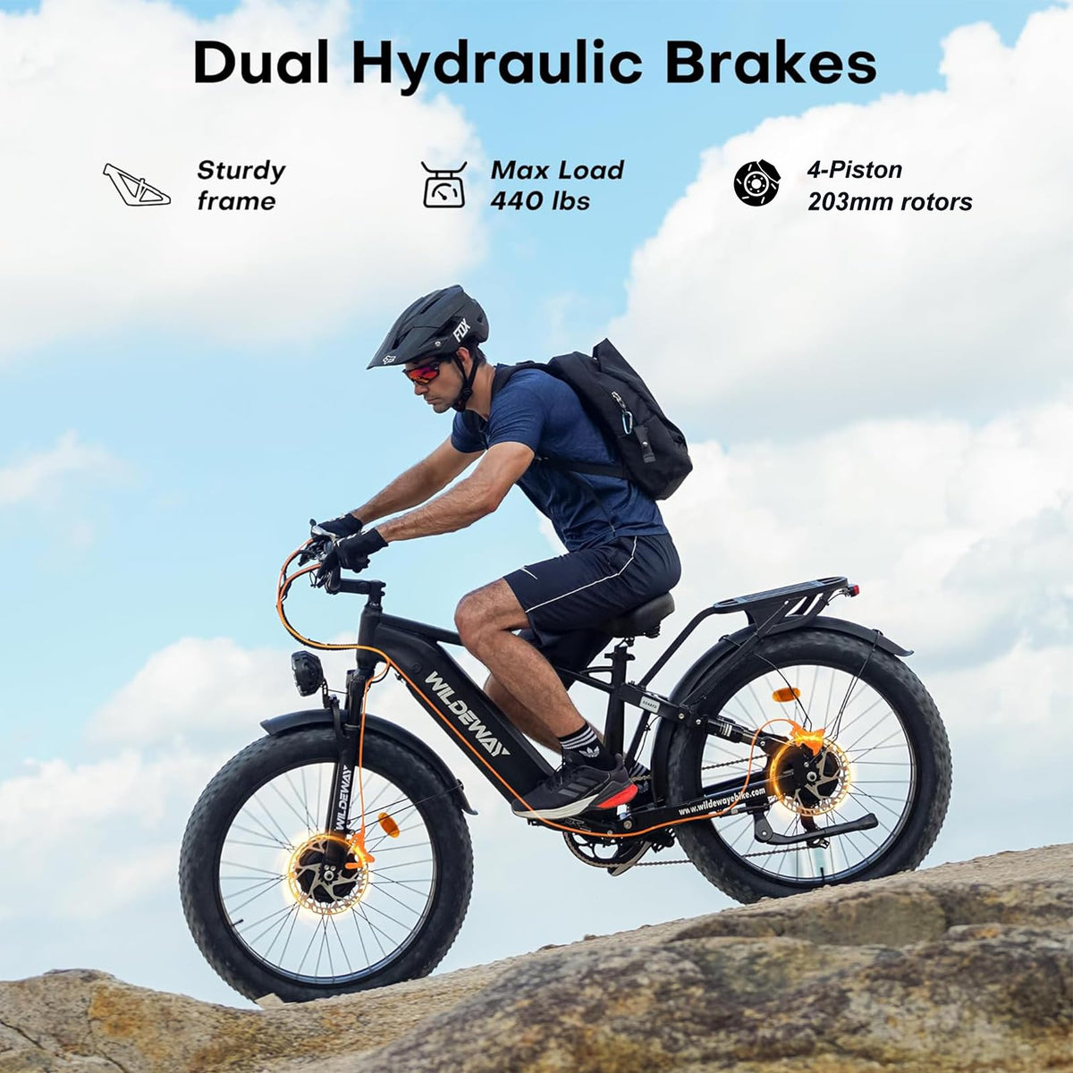 Wildeway Wander 2600W Dual-Motor Fat Tire E-Bike Canada image 47