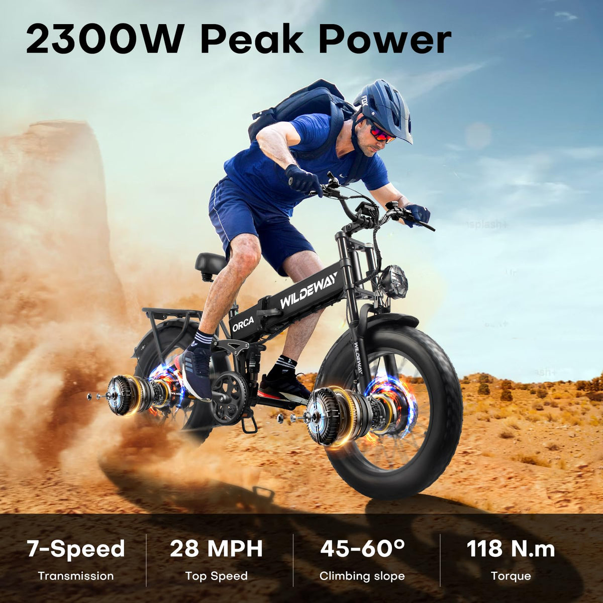 WildWay 2000W Fat Tire Ebike - Canada Adventure image 45