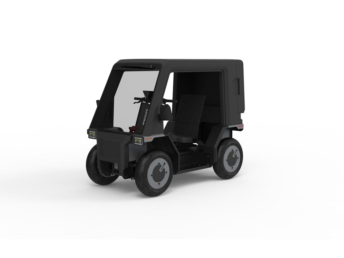 ENVO QC20 electric quadricycle eBike, front view with roof