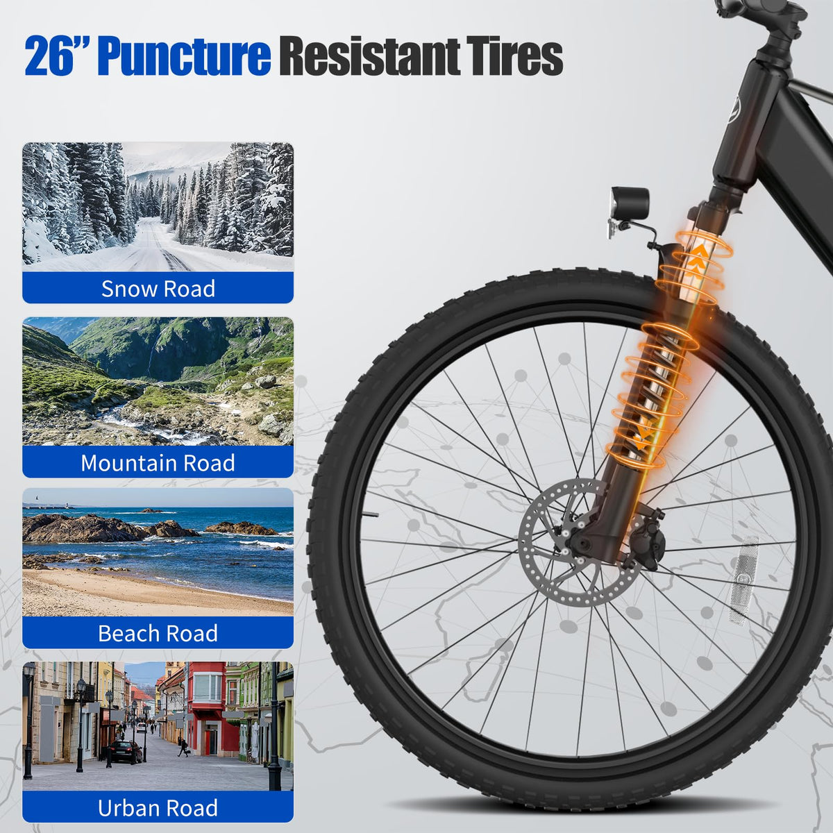 ZDZA 1000W e-bike battery and frame close-up