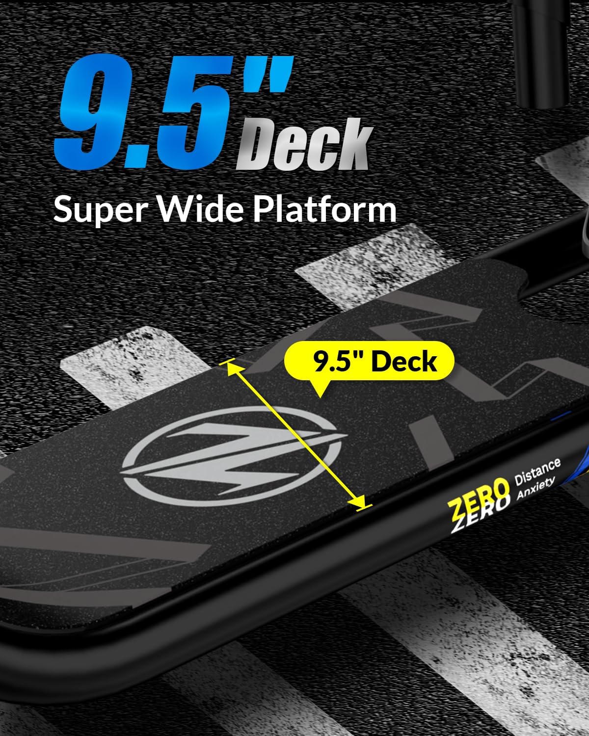 ZD06 stem folded — folds to a compact profile that fits in a car boot beside a bag of groceries