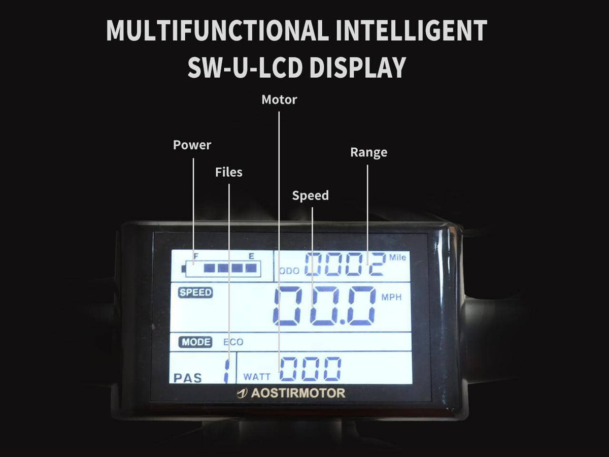 AOSTIRMOTOR S18 All Terrain Mountain E-Bike - Street Rides