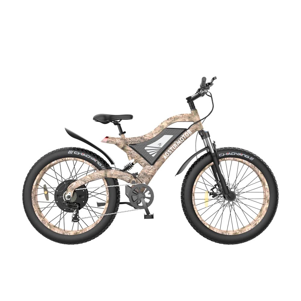 AOSTIRMOTOR S18-1500W Canada 1500W electric mountain bike side profile