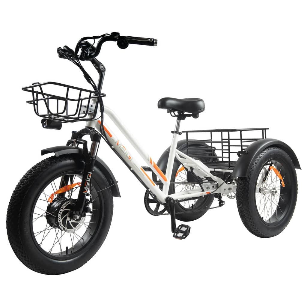Final studio angle of the DWMEIGI MG1703 electric trike