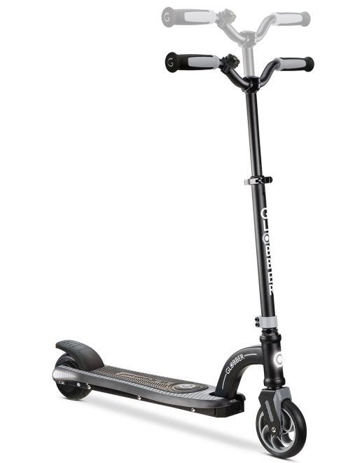 Globber One K E-Motion 10 gray scooter close-up view