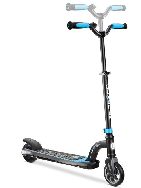 Globber One K E-Motion 10 gray scooter side view