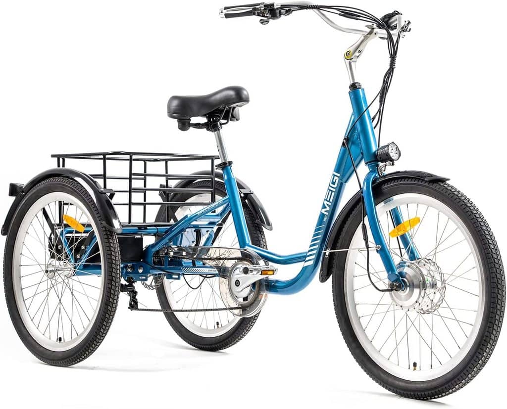 MEIGI MG708 urban electric tricycle side view